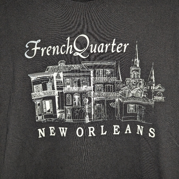 Vintage Hanes Fifty-Fifty New Orleans French Corner street view graphic Men's L - Picture 2 of 5